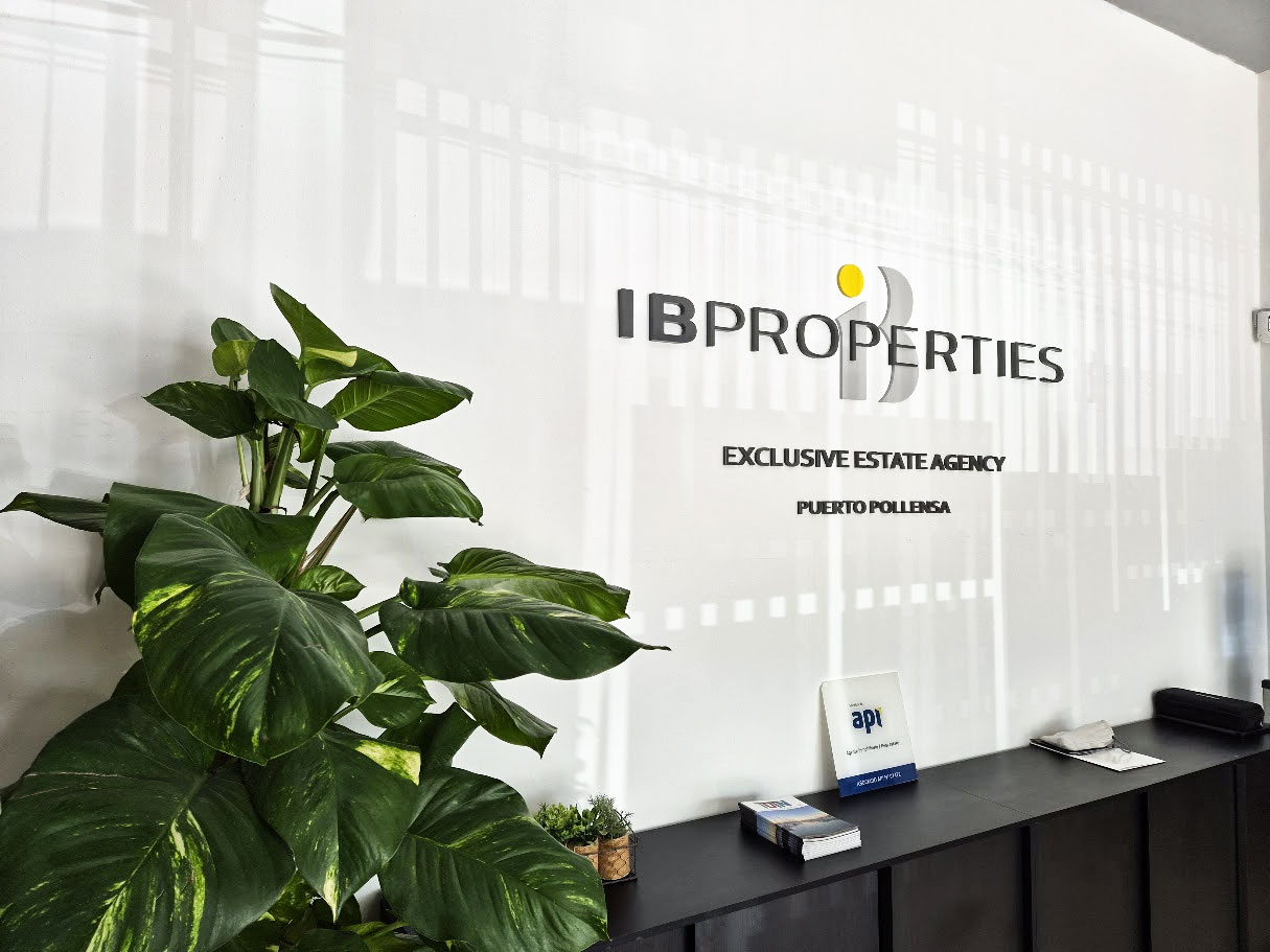 Inside the IB Properties office in Puerto Pollensa